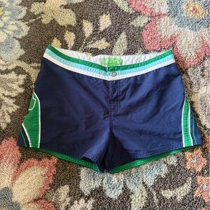 Roxy Blue and Green Swim Shorts
